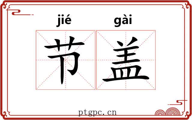 节盖