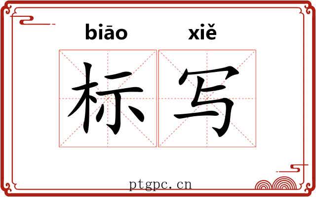 标写
