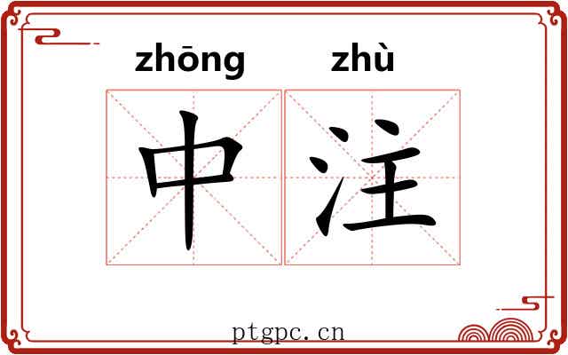 中注 中注