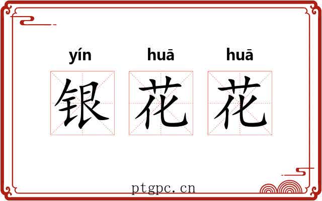 银花花 银花花