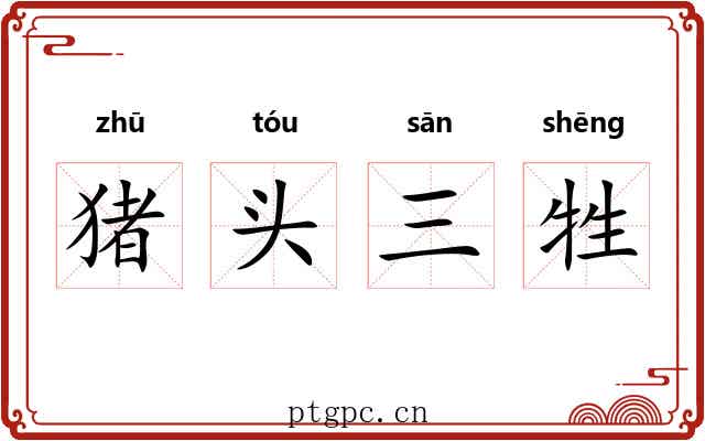 猪头三牲 猪头三牲