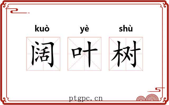阔叶树