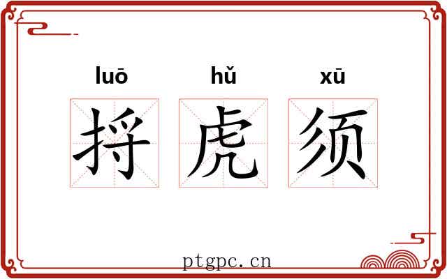 捋虎须 捋虎须