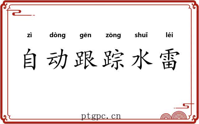 自动跟踪水雷