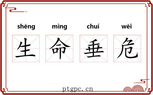 生命垂危