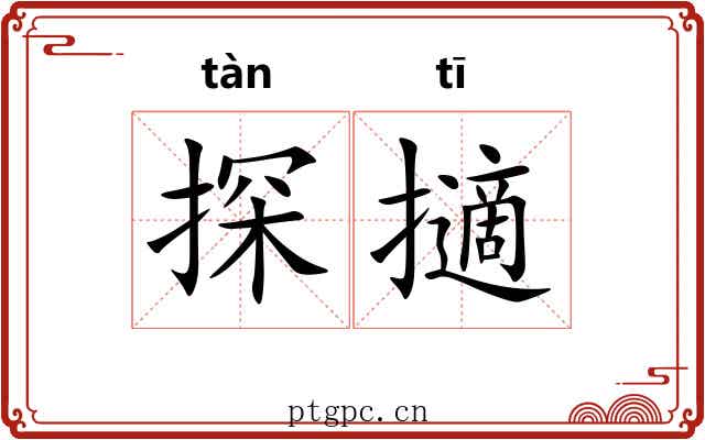 探擿