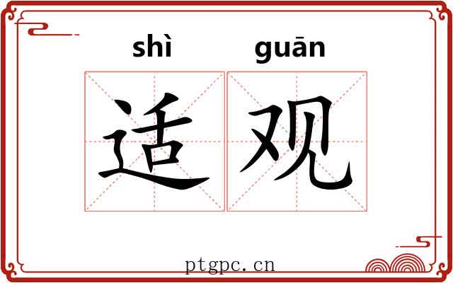 适观