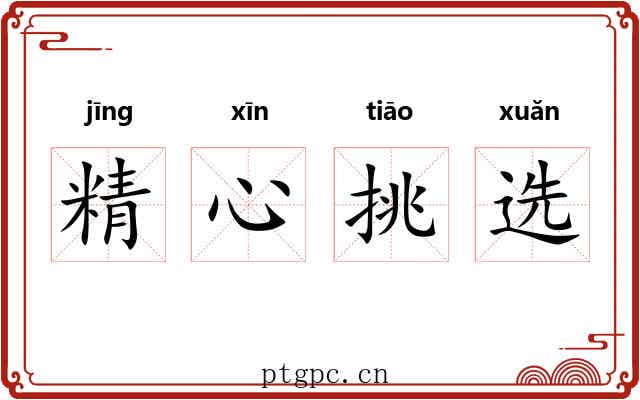 精心挑选 精心挑选