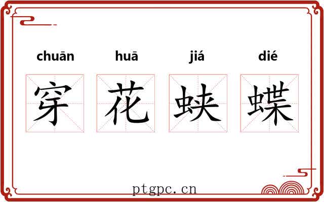 穿花蛱蝶