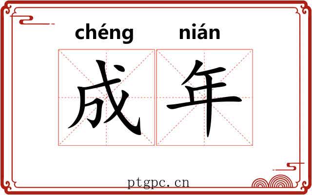 成年 成年