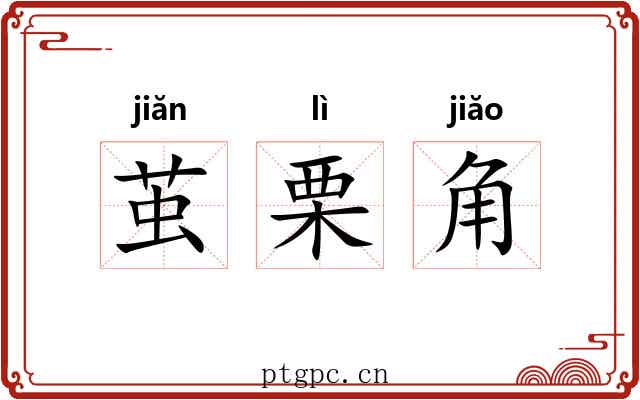 茧栗角