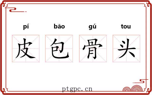 皮包骨头 皮包骨头