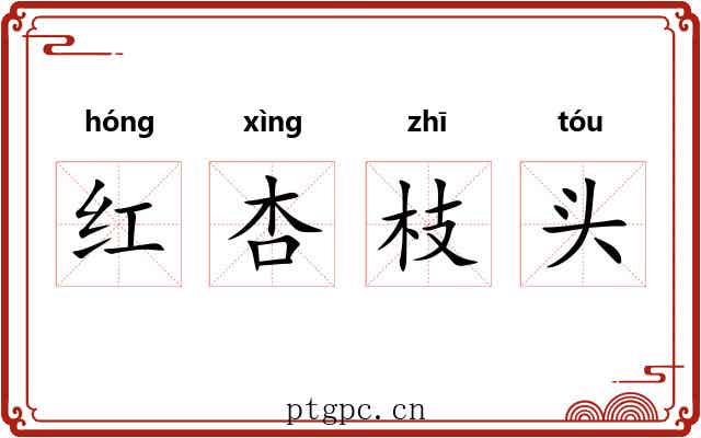 红杏枝头