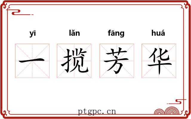 一揽芳华