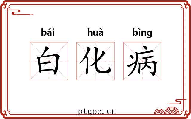 白化病 白化病