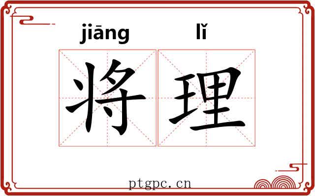 将理 将理