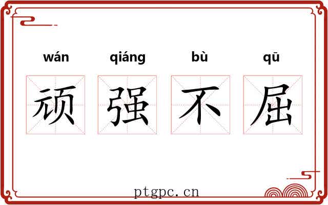顽强不屈 顽强不屈