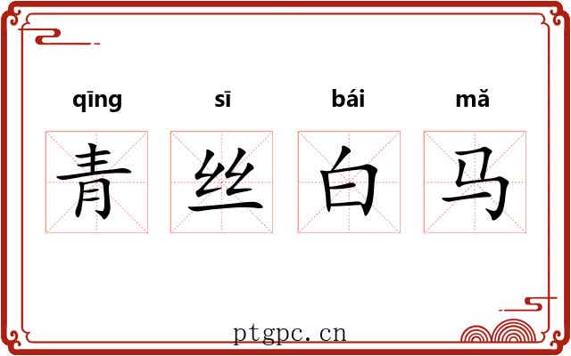 青丝白马 青丝白马