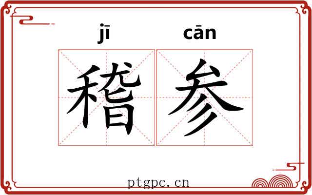 稽参