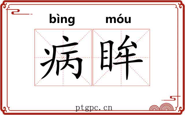 病眸