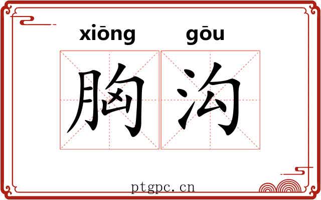 胸沟