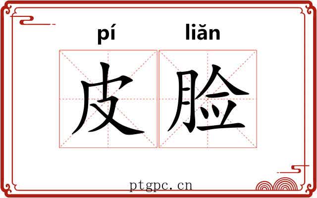 皮脸