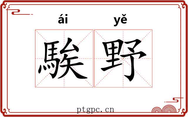 騃野