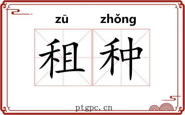 租种 租种