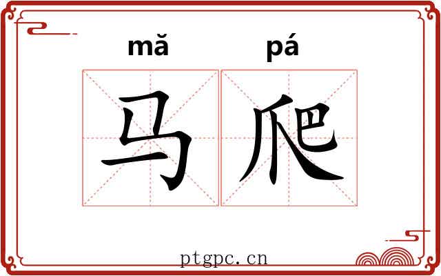 马爬