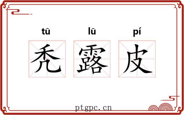 秃露皮