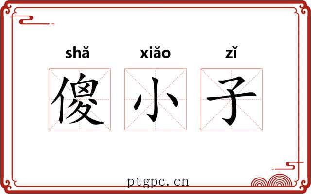 傻小子