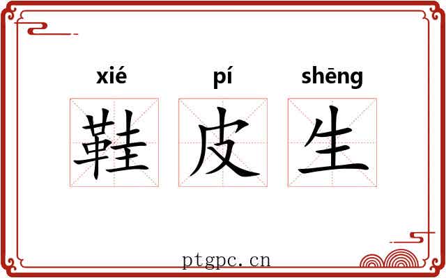 鞋皮生