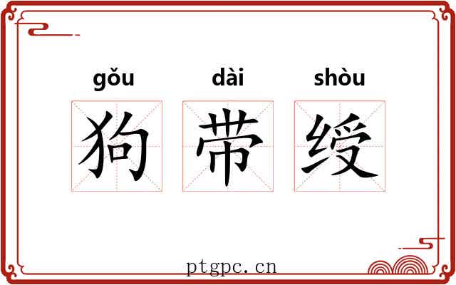 狗带绶