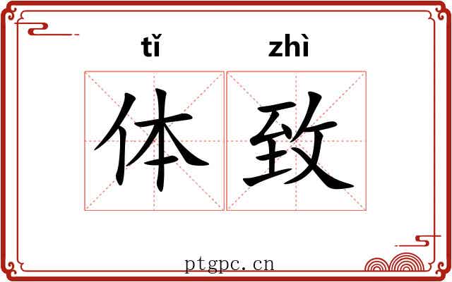 体致