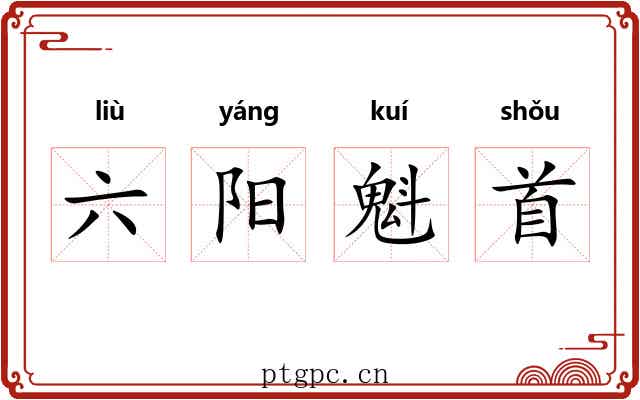 六阳魁首 六阳魁首