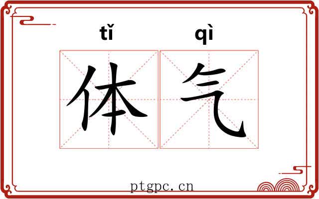 体气