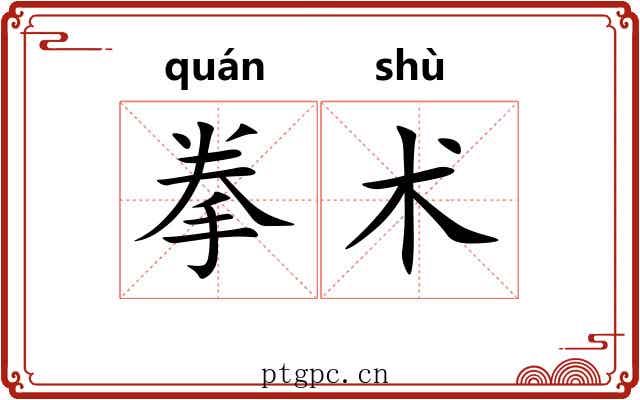 拳术 拳术