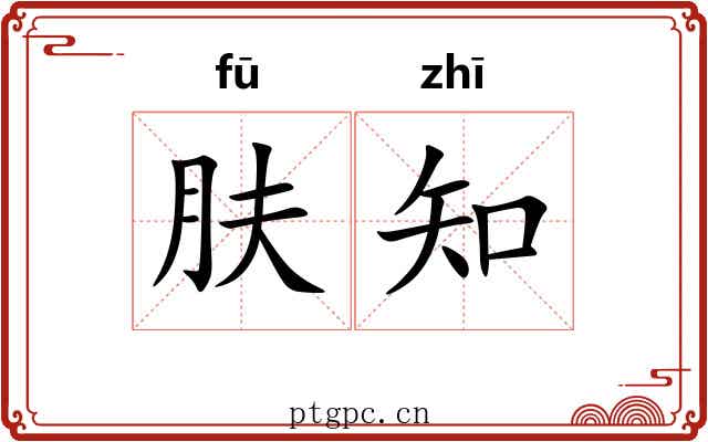 肤知
