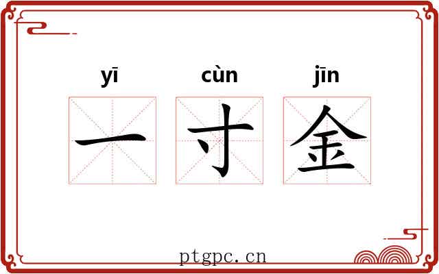 一寸金