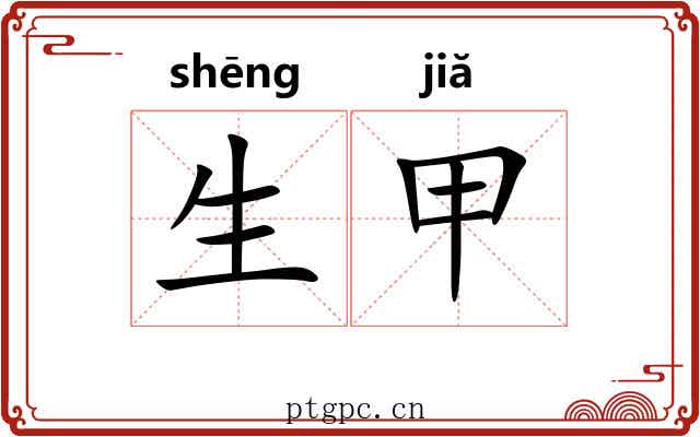 生甲