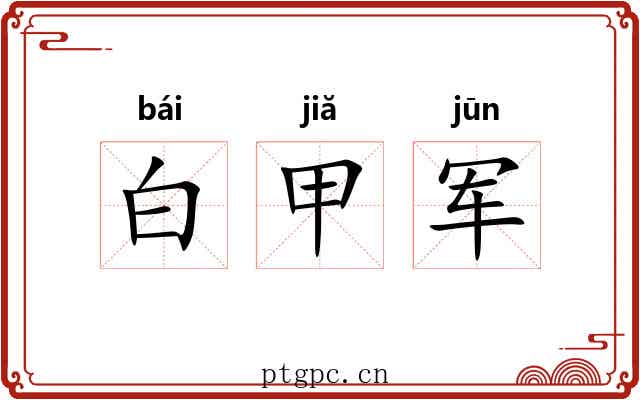 白甲军 白甲军