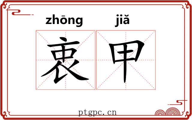 衷甲