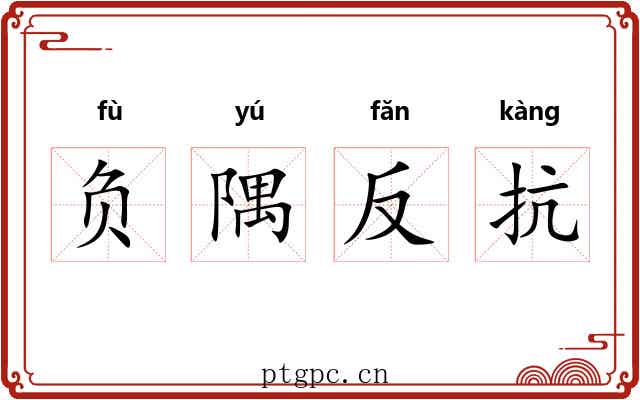 负隅反抗