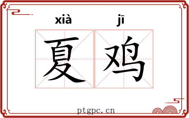 夏鸡