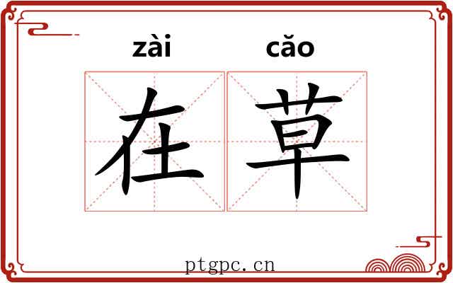 在草