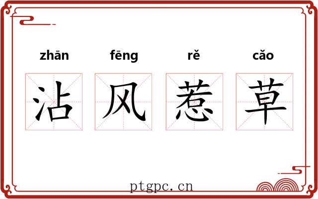 沾风惹草