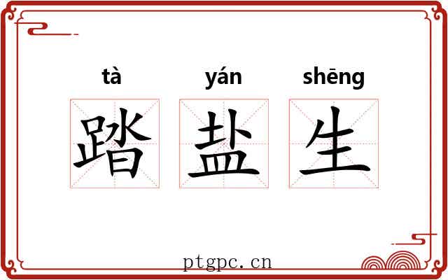 踏盐生