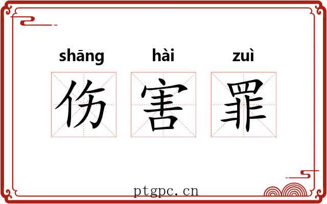 伤害罪 伤害罪
