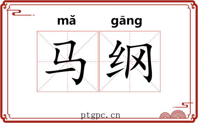 马纲 马纲