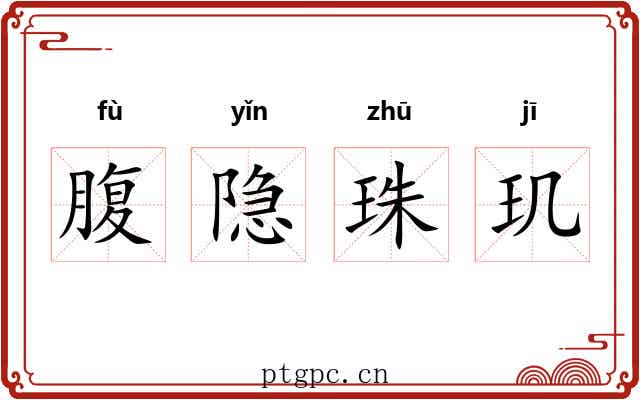 腹隐珠玑 腹隐珠玑